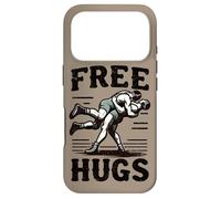 Custodia per iPhone 17 Pro Wrestling Power Takedown Divertente Abbracci Gratis Citazione Pro Wrestler