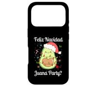 Custodia per iPhone 17 Pro Xmas Feliz Navidad Juana Party Avocado Messicano Natale