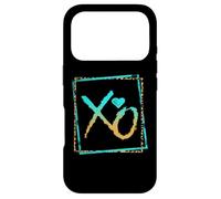 Custodia per iPhone 17 Pro XO Hugs and Kisses San Valentino stampa leopardata regalo per lei