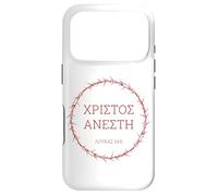 Custodia per iPhone 17 Pro Xristos Anesti - Jesus Christ Resurrection Easter Greek