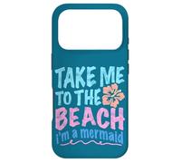 Custodia per iPhone 17 Pro Y2K Take Me to the Beach I'm a Mermaid Retro 2000s Estetica