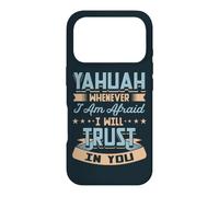 Custodia per iPhone 17 Pro Yahuah Ogni volta che ho paura di fidarmi di te ebreo Jahweh