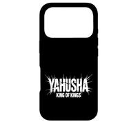 Custodia per iPhone 17 Pro Yahusha Re dei Re Ebraico Fede Messia Salvatore Regalo