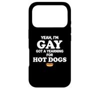 Custodia per iPhone 17 Pro Yeah I'm Gay Got A Yearning for Hot Dogs Funny Meme LGBTQ