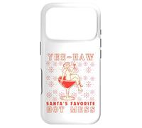 Custodia per iPhone 17 Pro Yee-Haw, Santa's Favorite Hot Mess Funny Western Cowgirl Chr