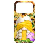 Custodia per iPhone 17 Pro Yellow Gnome In Easter Chick Costume For Sunflower Lovers