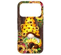 Custodia per iPhone 17 Pro Yellow Sunflower Gnome For Women Cute Summer Flower Pattern