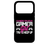 Custodia per iPhone 17 Pro Yes I'm A Gamer Girl Try To Keep Up Gaming