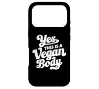 Custodia per iPhone 17 Pro Yes This Is A Vegan Body