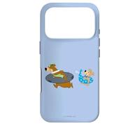 Custodia per iPhone 17 Pro Yogi Bear Yogi and Boo Boo Going Swimming