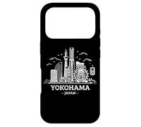 Custodia per iPhone 17 Pro Yokohama Skyline Anime Manga Kanji Giappone Otaku Souvenir