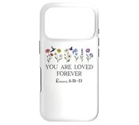 Custodia per iPhone 17 Pro You are Forever Loved Christian Bible Verse Roman 8:38-39