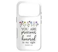 Custodia per iPhone 17 Pro You are Precious Honored in My Sight Isaiah 43:4 Bible Verse
