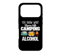 Custodia per iPhone 17 Pro You Know What Rhymes With Camping Alcohol Lover