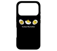Custodia per iPhone 17 Pro You Know Why I'm Here, Retro Thanksgiving Dinner Deviled Egg