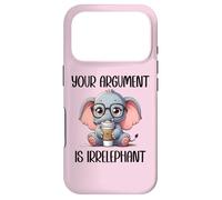 Custodia per iPhone 17 Pro Your Argument is Irrelephant Coffee Cup Elephant Funny Work