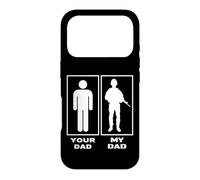 Custodia per iPhone 17 Pro Your Dad Mio Padre Orgoglioso Militare Soldato Papa Confronto