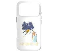 Custodia per iPhone 17 Pro Zeus Greek God Thunder Lightning Bolt Storm Retro Mythology