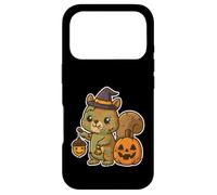 Custodia per iPhone 17 Pro Zombie Scoiattolo Strega Cappello Lanterna