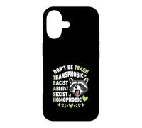 Custodia per iPhone 17 Procione Don't Be TRASH LGBTQ Uguaglianza Design
