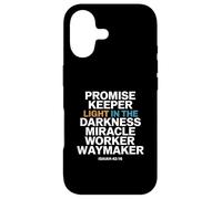 Custodia per iPhone 17 Promessa Keeper Light In The Darkness Miracle Worker Waymaker