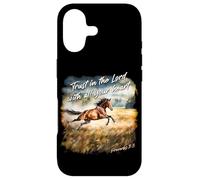 Custodia per iPhone 17 Proverbs 3:5 Trust in the LORD - Women Girls Horse Verse