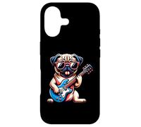 Custodia per iPhone 17 Pug Fresco Chitarra Elettrica Occhiali