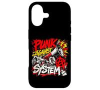Custodia per iPhone 17 Punk contro il sistema - Protesta ribelle del punk rock