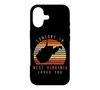 Custodia per iPhone 17 Qualcuno in West Virginia ama voi Vintage State Retro