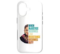 Custodia per iPhone 17 Quando l"ingiustizia diventa la resistenza alla legge diventa dovere RBG Quote