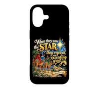Custodia per iPhone 17 Quando videro la stella Matteo 2:10 Versetto della Bibbia Gioia