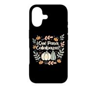 Custodia per iPhone 17 Que Pasa Calabaza Halloween Insegnante di Spagnolo