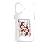 Custodia per iPhone 17 Queen Hearts Orgoglio Lesbico | Romance Gothic LGBTQ