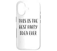 Custodia per iPhone 17 Questa è la migliore idea di festa mai Funny White Lie Party