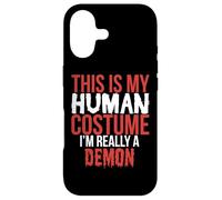 Custodia per iPhone 17 Questo è il mio costume umano Sono davvero un demone