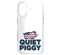 Custodia per iPhone 17 Quiet Piggy Funny Quote