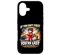 Custodia per iPhone 17 Racing If You Ain't First You're Last Racing Citazione