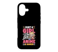 Custodia per iPhone 17 Ragazza Che Ama Anime E Ramen Gamer Cat