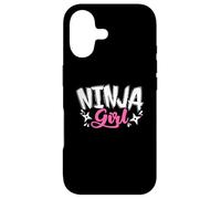 Custodia per iPhone 17 Ragazza Ninja con stelle lancianti