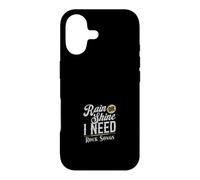 Custodia per iPhone 17 Rain or Shine I Need Rock Songs Music Lover