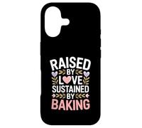 Custodia per iPhone 17 Raised By Love Sustained By Baking Baker Citazione