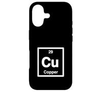 Custodia per iPhone 17 Rame, Cu - Tavola periodica degli elementi Science Gifts