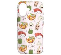 Custodia per iPhone 17 Ramen Bowl Sushi Boba Noodle Kawaii Japanese Food Cute