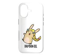 Custodia per iPhone 17 Rap-bun-zel divertente coniglio gioco di parole