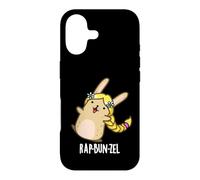 Custodia per iPhone 17 Rap-bun-zel divertente coniglio gioco di parole
