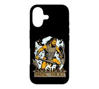 Custodia per iPhone 17 Re Leonida di Sparta 540 dc Spartano con elmetto