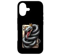 Custodia per iPhone 17 Re Serpente Poker Texas Holdem Carte