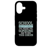 Custodia per iPhone 17 Receptionist scolastico perché qualcuno deve gestire questo circo