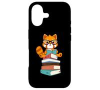 Custodia per iPhone 17 Red Pandas Book Lover Bookworm Cute Red Panda Reader
