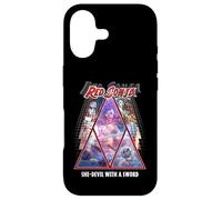 Custodia per iPhone 17 Red Sonja Poster Synthwave Redhead Epic Cyberpunk Retro anni '80